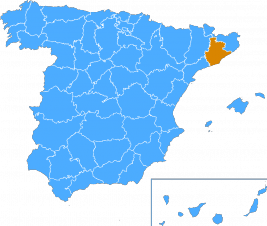 Map of the Iberian Peninsula